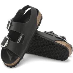 Cheap Birkenstock Milano Big Buckle Black