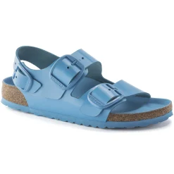 Online Birkenstock Milano Big Buckle High Shine Sky Blue