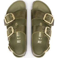 Best Sale Birkenstock Milano Big Buckle Olive Green