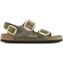 Best Sale Birkenstock Milano Big Buckle Olive Green