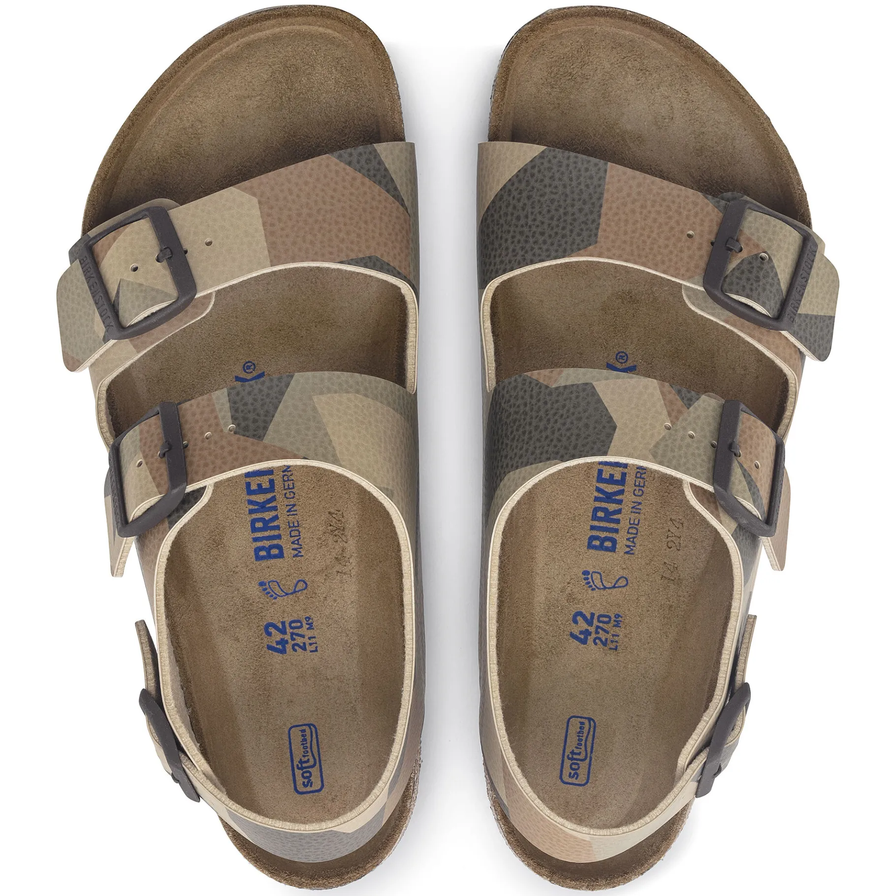 Clearance Birkenstock Milano Bs Desert Soil Geo Camo Core