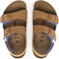 Sale Birkenstock Milano Hl Kids Caramel/Ultra Blue