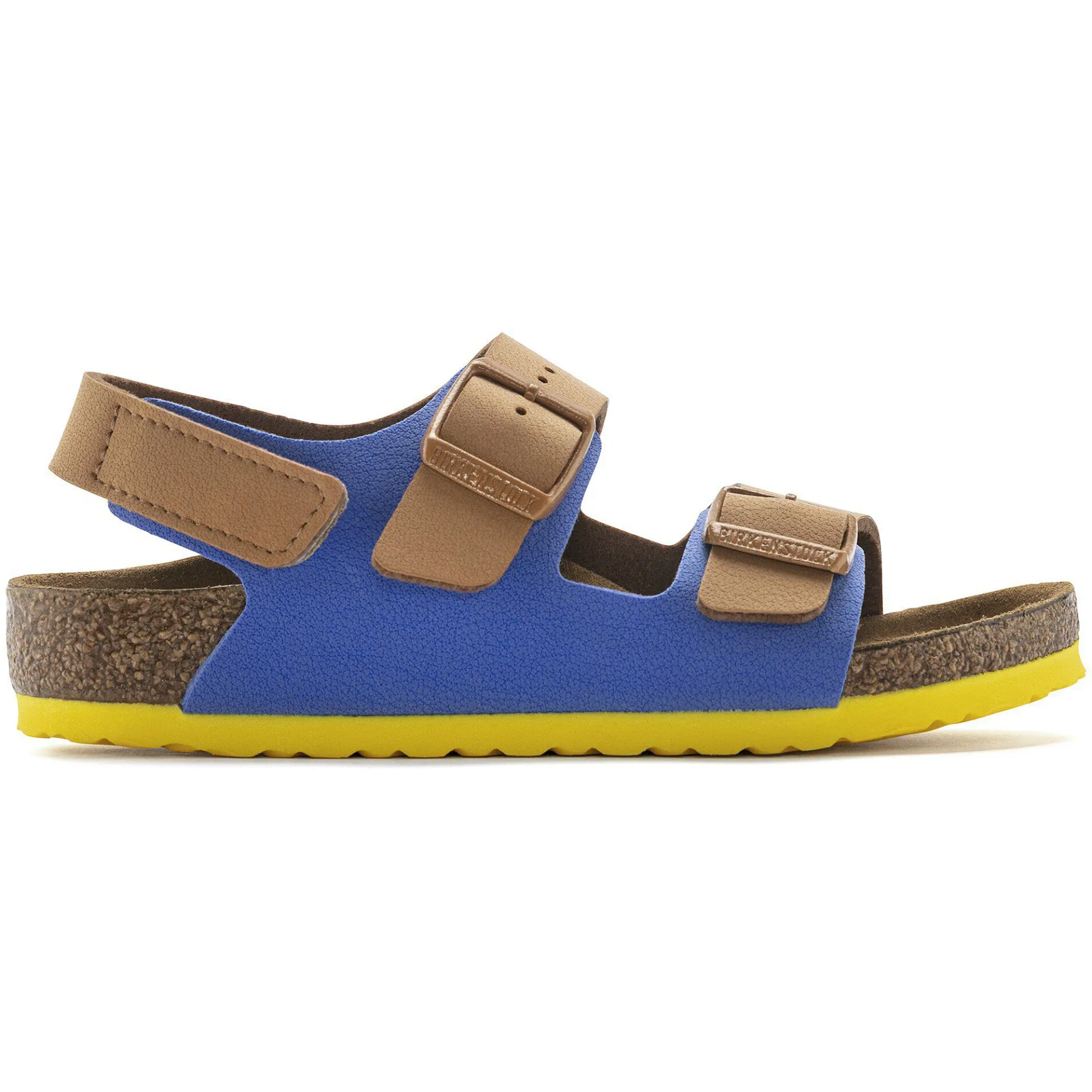 Sale Birkenstock Milano Hl Kids Caramel/Ultra Blue