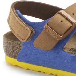 Sale Birkenstock Milano Hl Kids Caramel/Ultra Blue
