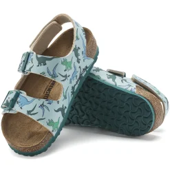 Cheap Birkenstock Milano Hl Kids Big Dino Light Blue