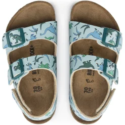 Cheap Birkenstock Milano Hl Kids Big Dino Light Blue