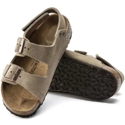 Store Birkenstock Milano Hl Suede Kids Taupe