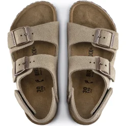 Store Birkenstock Milano Hl Suede Kids Taupe