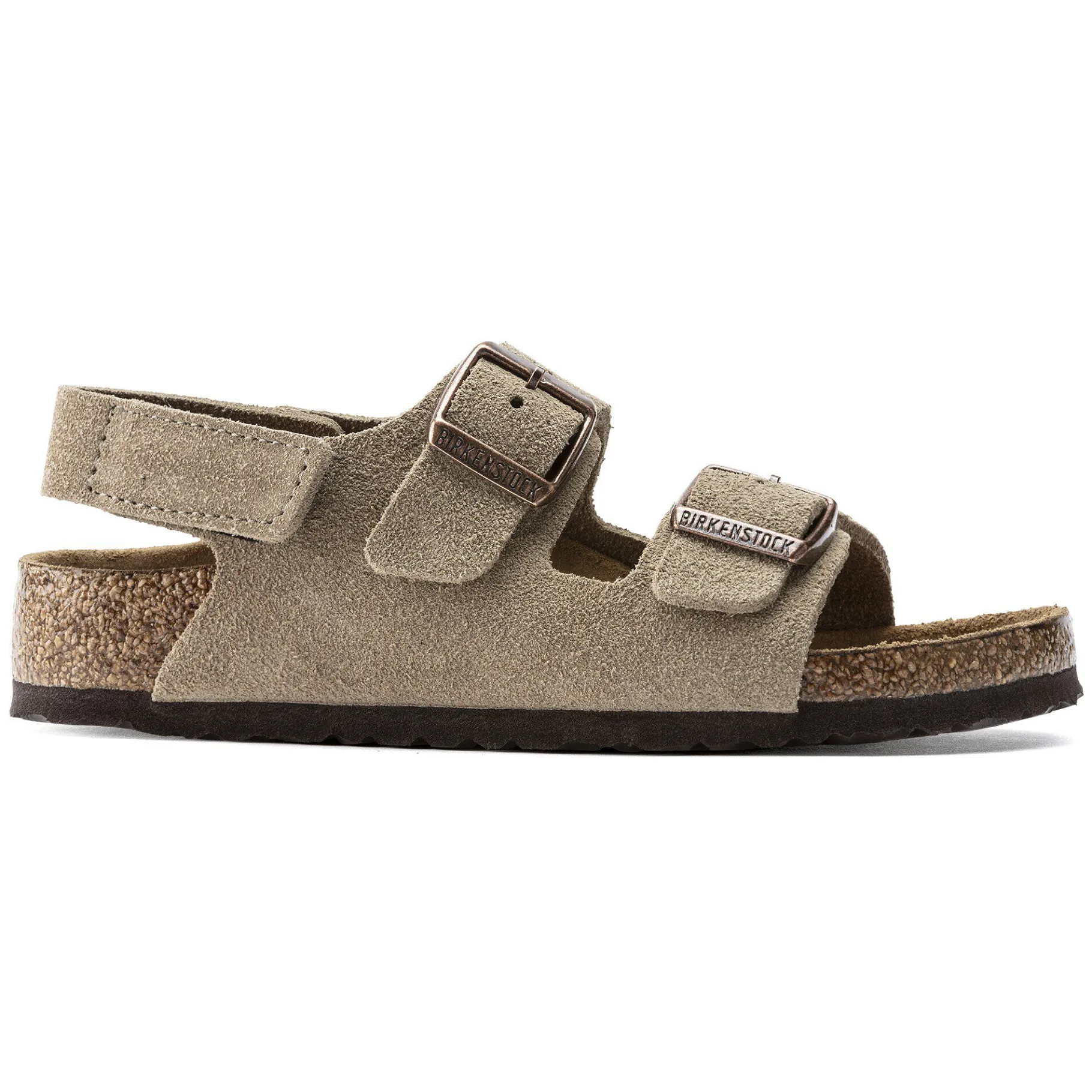 Store Birkenstock Milano Hl Suede Kids Taupe