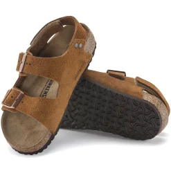 Hot Birkenstock Milano Hl Suede Kids Mink