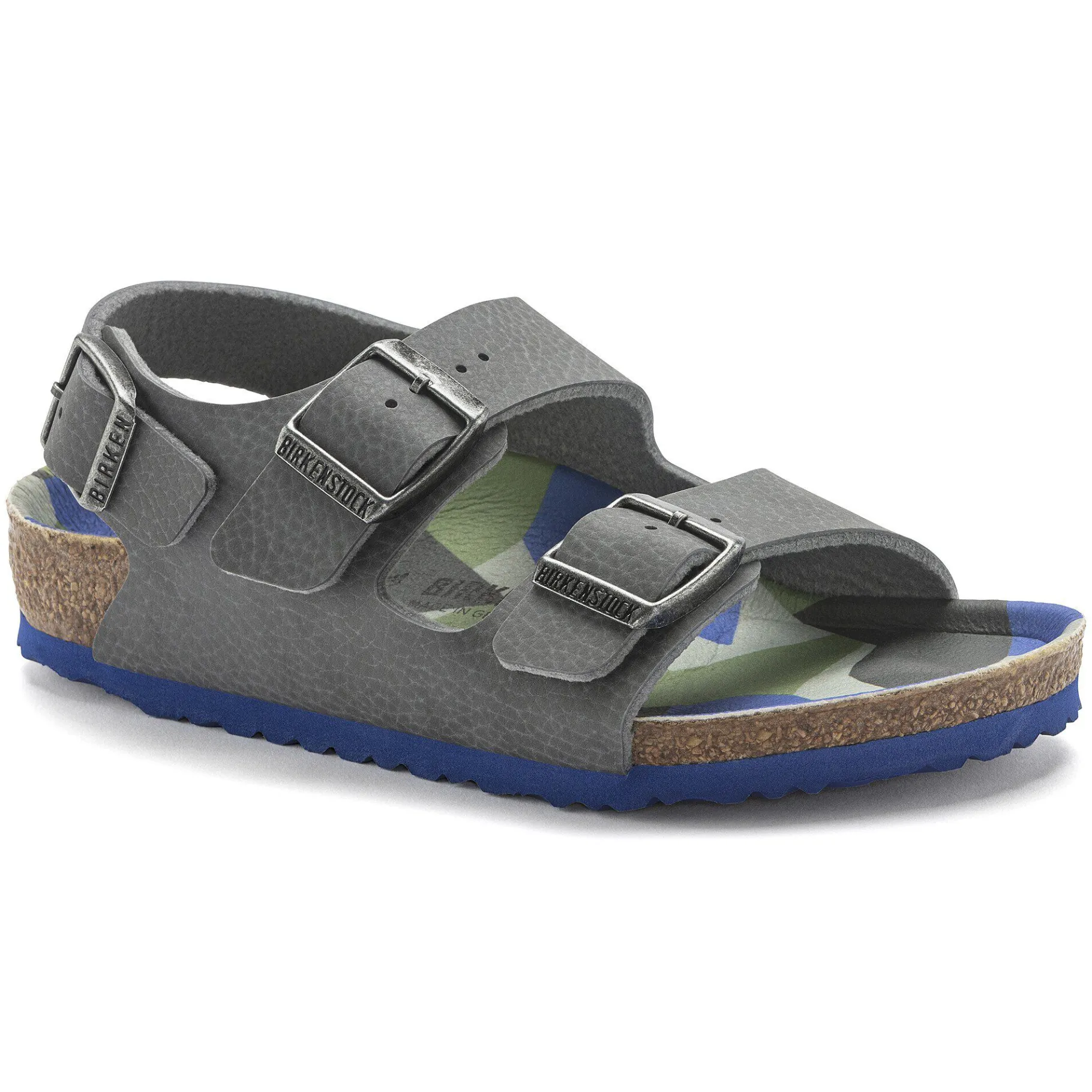 Online Birkenstock Milano Kids Desert Soil Camo Gray