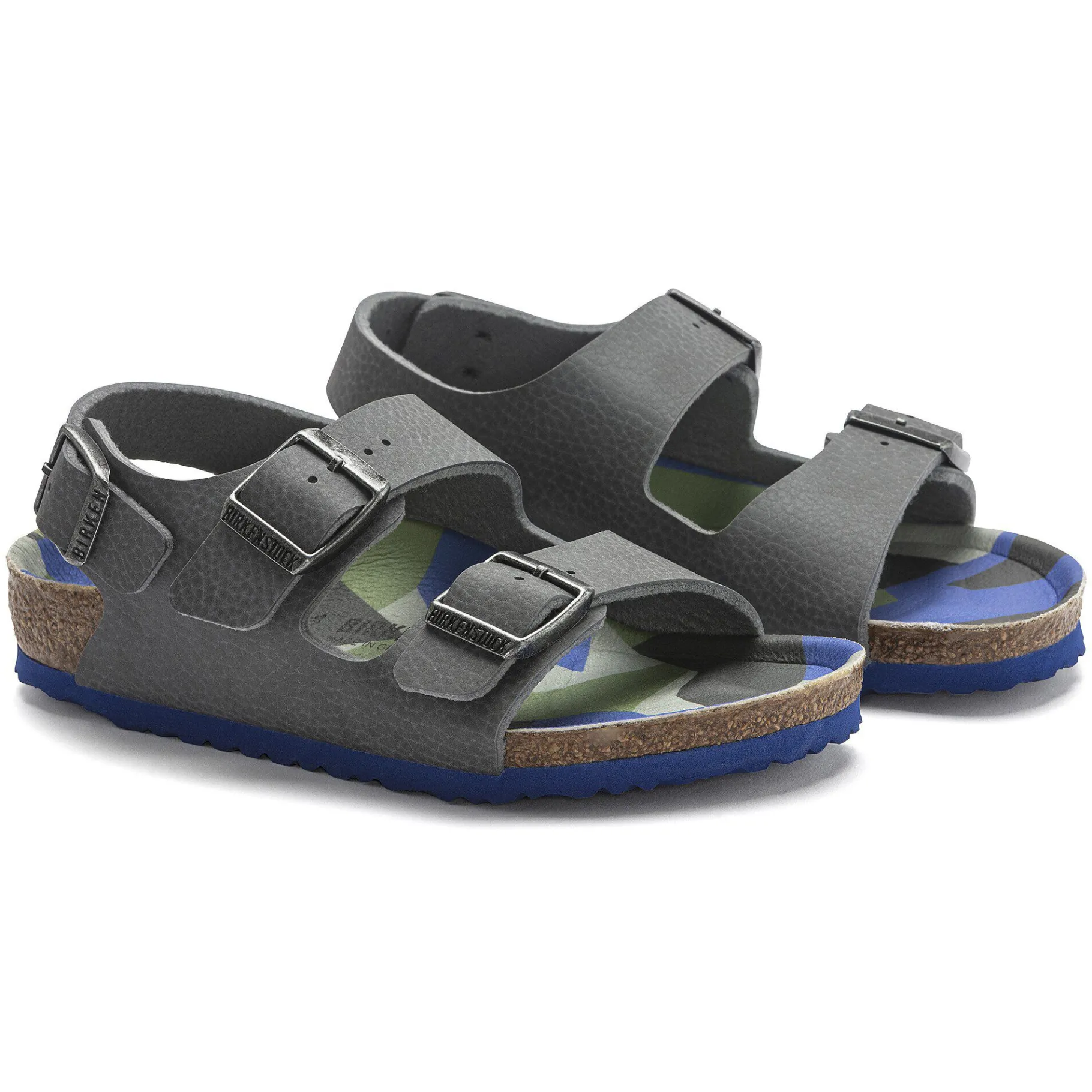 Online Birkenstock Milano Kids Desert Soil Camo Gray