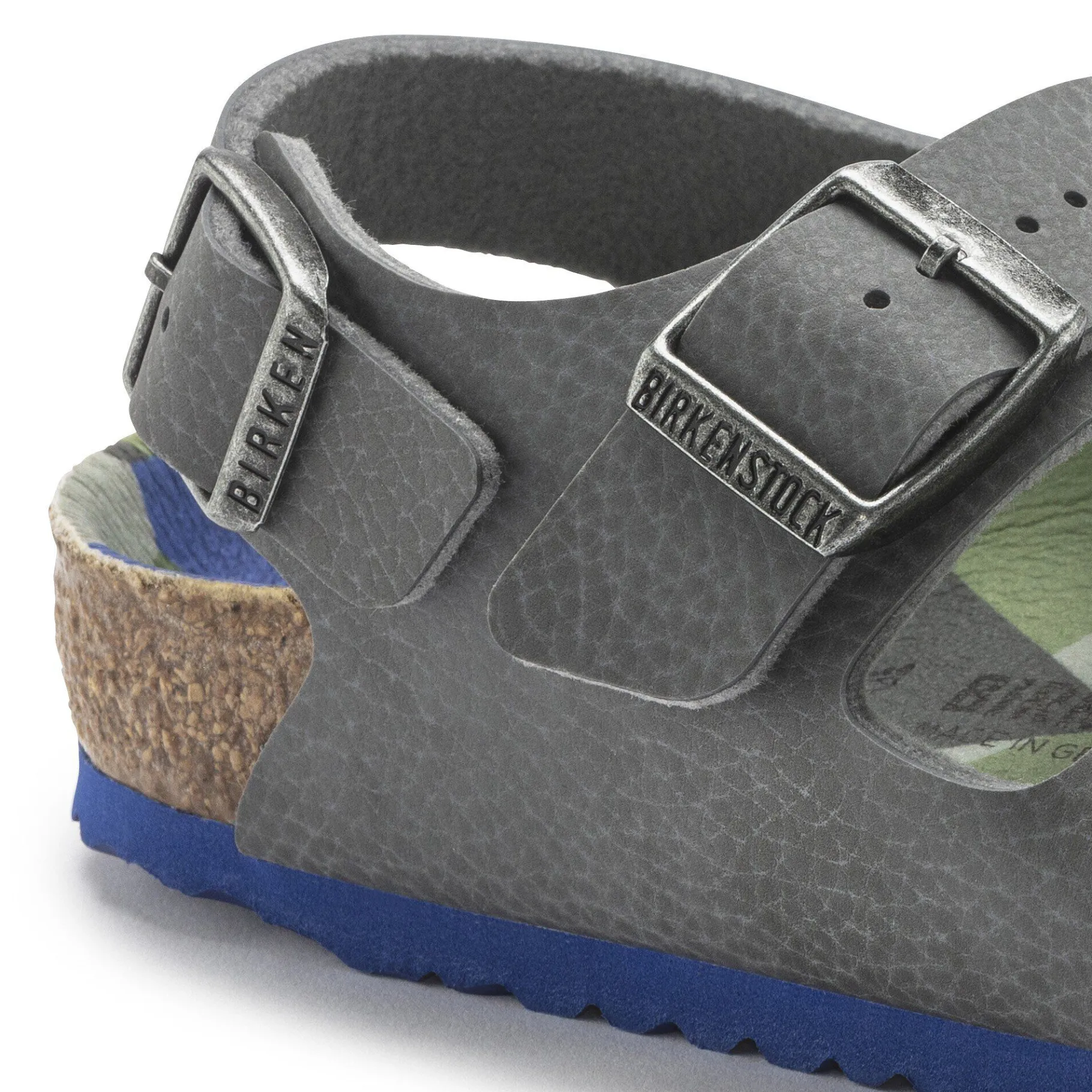 Online Birkenstock Milano Kids Desert Soil Camo Gray