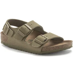 Flash Sale Birkenstock Milano Kids Vegan Vegan Canvas Faded Khaki