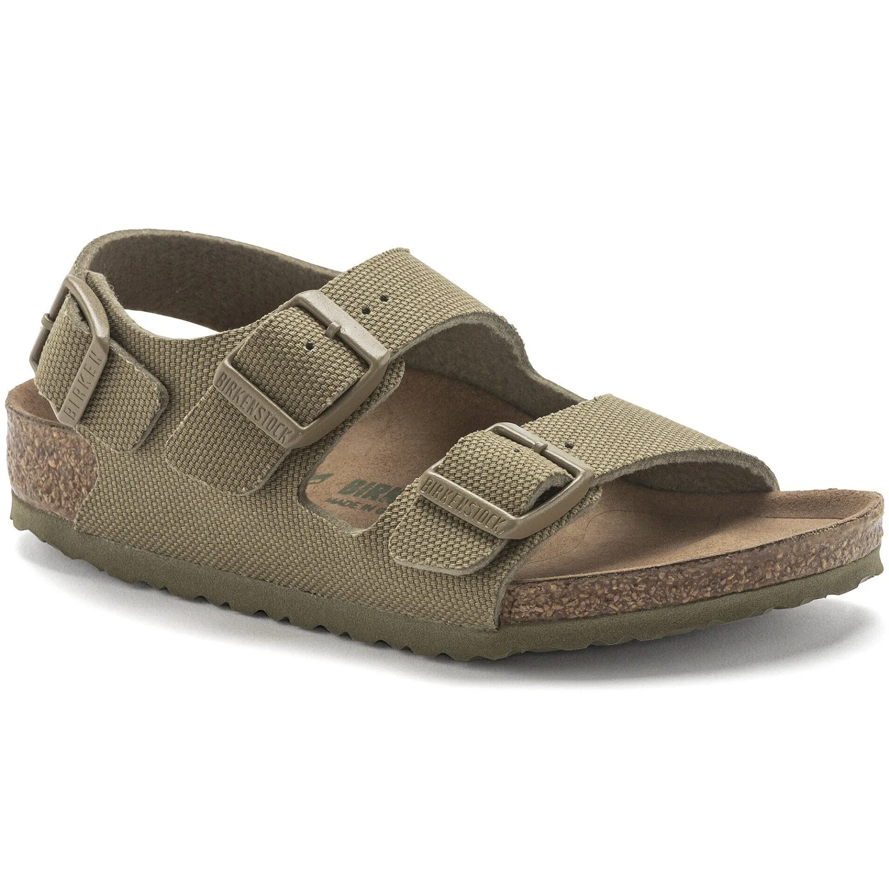 Flash Sale Birkenstock Milano Kids Vegan Vegan Canvas Faded Khaki