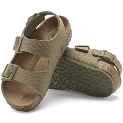 Flash Sale Birkenstock Milano Kids Vegan Vegan Canvas Faded Khaki