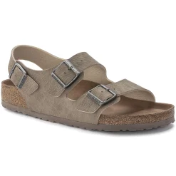Online Birkenstock Milano Vegansk Desert Dust Gray Taupe
