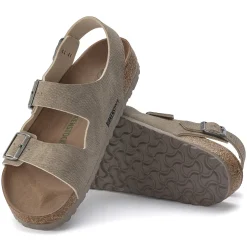 Online Birkenstock Milano Vegansk Desert Dust Gray Taupe