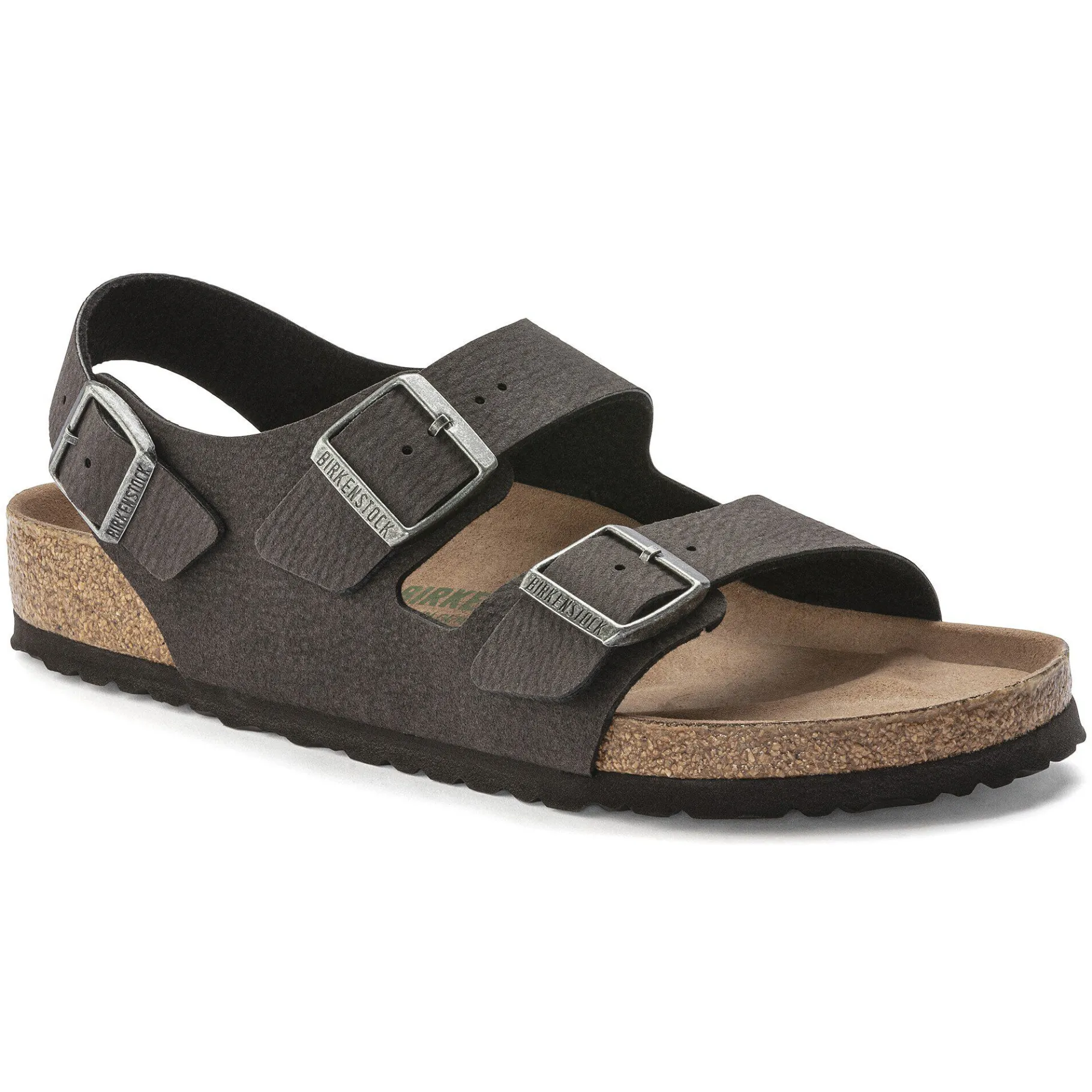 Sale Birkenstock Milano Vegansk Desert Dust Black