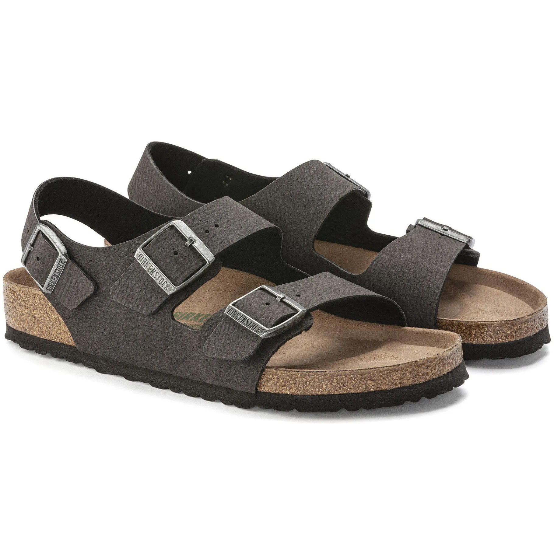 Sale Birkenstock Milano Vegansk Desert Dust Black