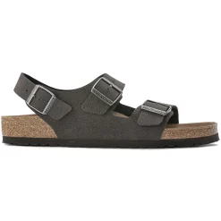 Sale Birkenstock Milano Vegansk Desert Dust Black