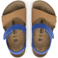 Fashion Birkenstock Palu Kids Logo Bs Caramel/Ultra Blue