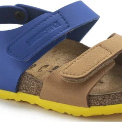 Fashion Birkenstock Palu Kids Logo Bs Caramel/Ultra Blue