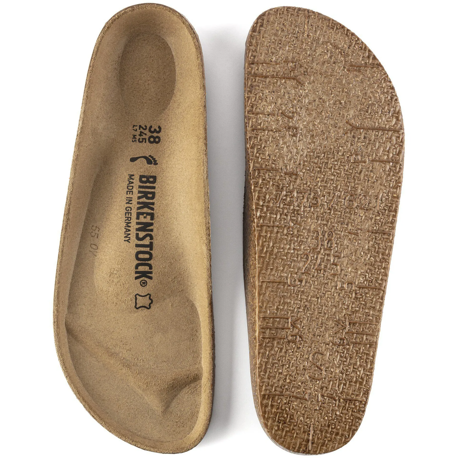 Outlet Birkenstock Udskiftningsfodseng Standard Zermatt / Andermatt Dark Brown