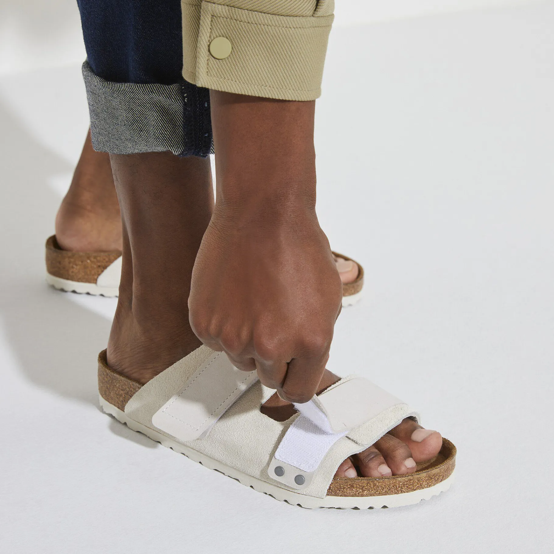 Outlet Birkenstock Uji Antique White