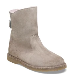 Shop Birkenstock Uppsala Lammeskind Gray Taupe