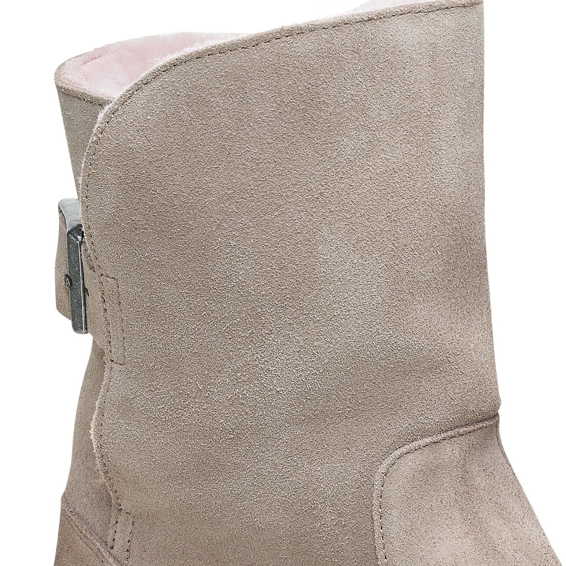 Shop Birkenstock Uppsala Lammeskind Gray Taupe