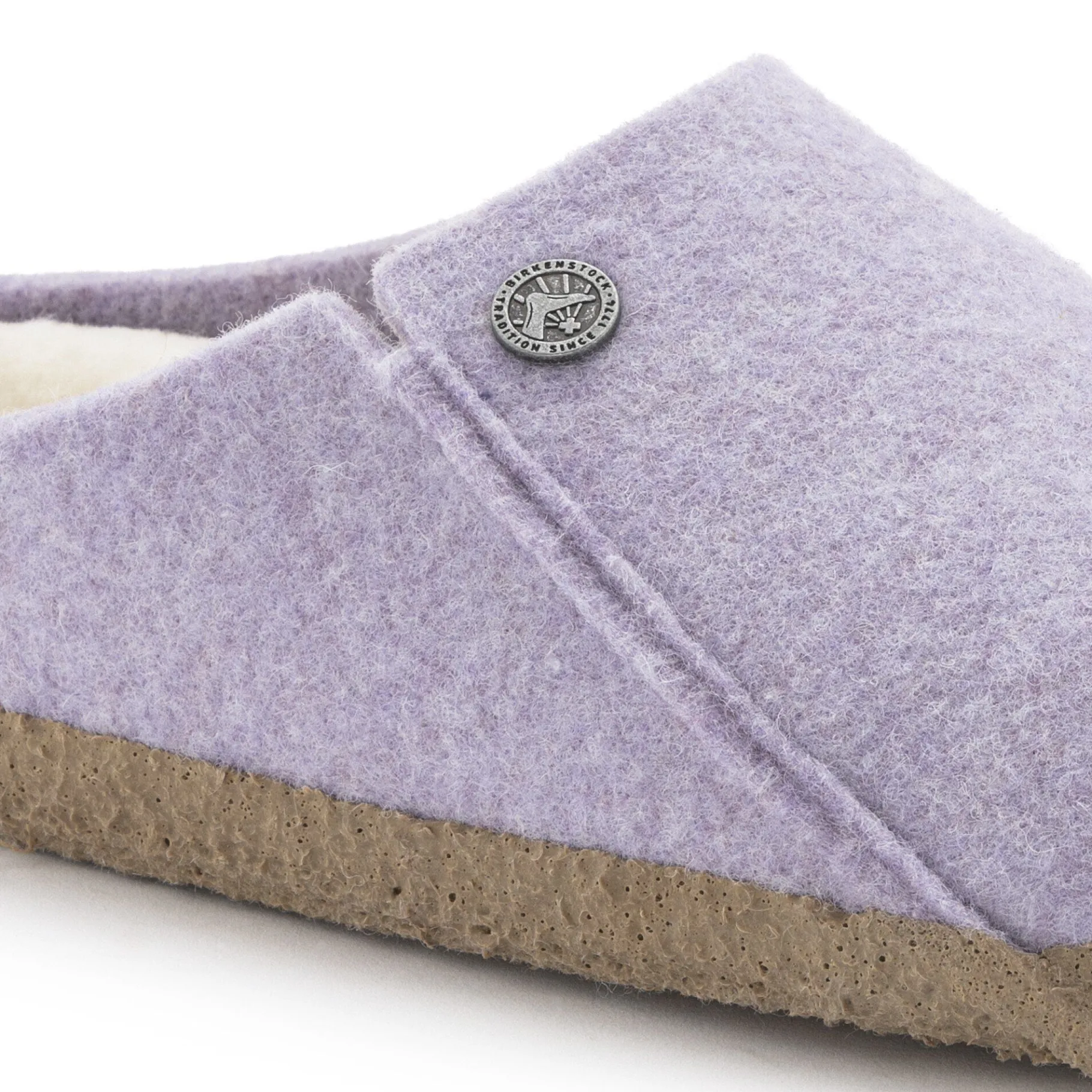 Hot Birkenstock Zermatt Lammeskind Purple Fog