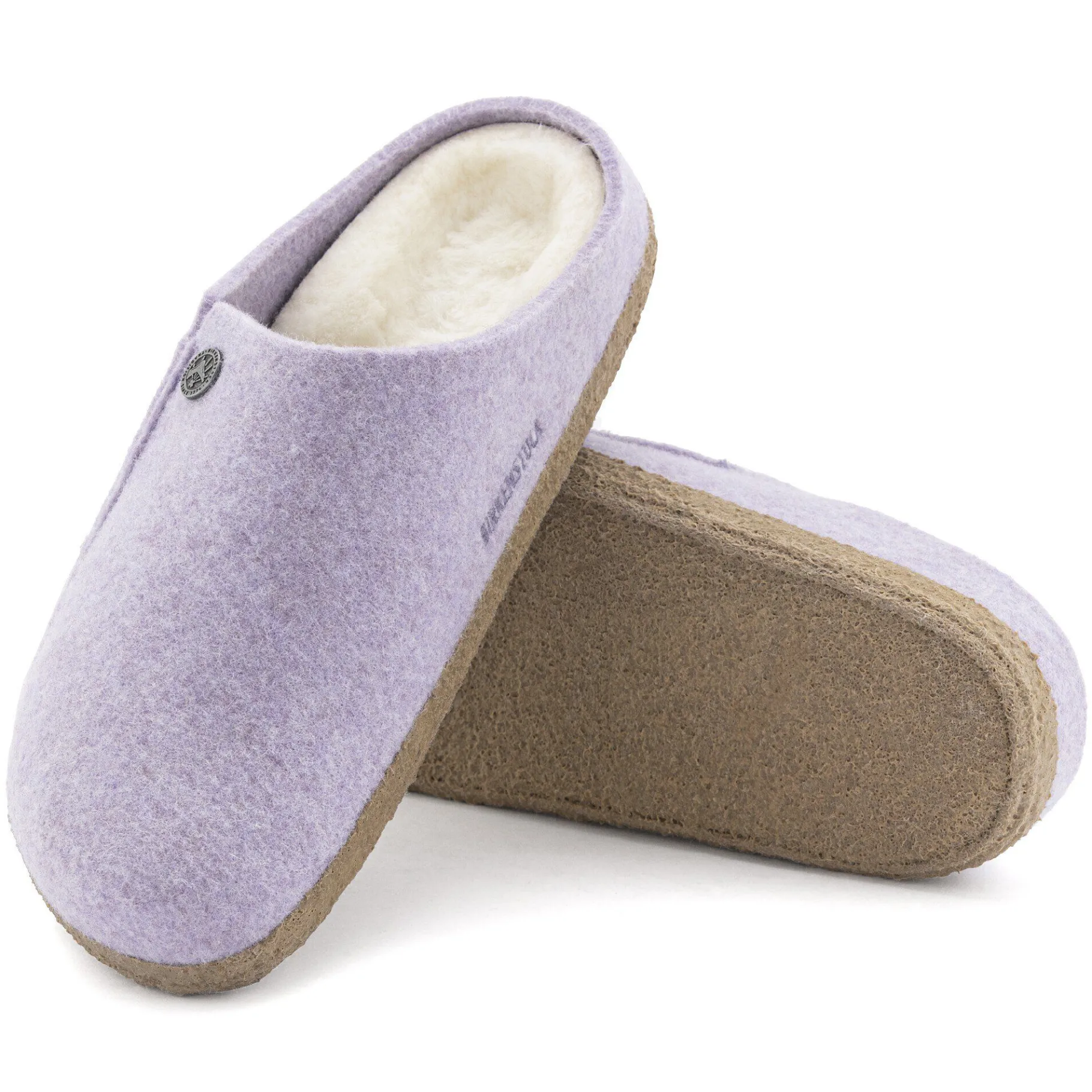 Hot Birkenstock Zermatt Lammeskind Purple Fog